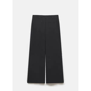 Mint Velvet Black Waist Detail Trouser